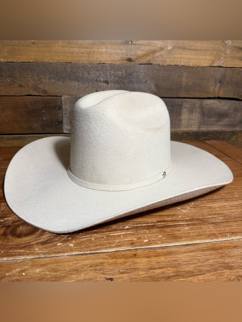 Bone Colored 3XXX Western Cowboy Hat size 6 3/4